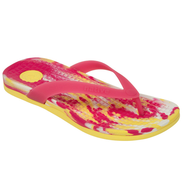 NATIVE SHOES Unisex Paolo Wanderfoam Radberry Popcorn Marble/Popcorn Yellow Marbled Sandals