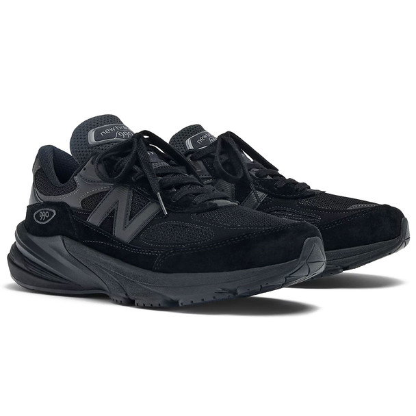 NEW BALANCE Unisex Made in USA 990v6 Black Lifestyle Shoes