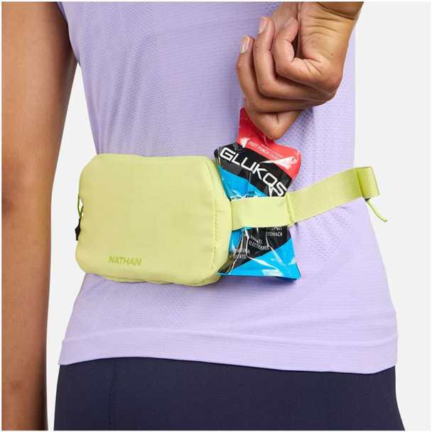 NATHAN SPORTS Marathon 3.0 Light Lime/Finish Lime Waist Pack (NS30870-50245-OSFM)