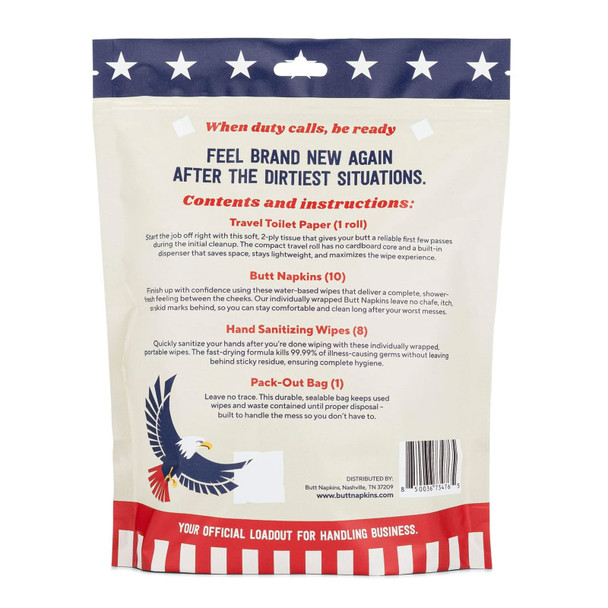 BUTT NAPKINS The Active Duty Kit (ACTIVE-DUTY)