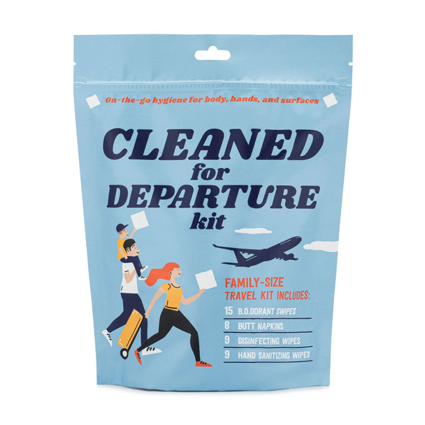 BUTT NAPKINS Cleaned For Departure Kit (CLEANED-FOR-DEPARTURE)