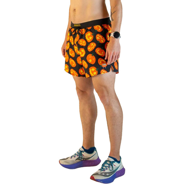 CHICKNLEGS Men's Pumpkins 5in DS Running Shorts