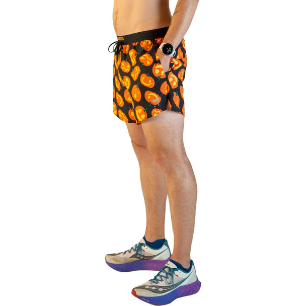 CHICKNLEGS Men's Pumpkins 5in DS Running Shorts