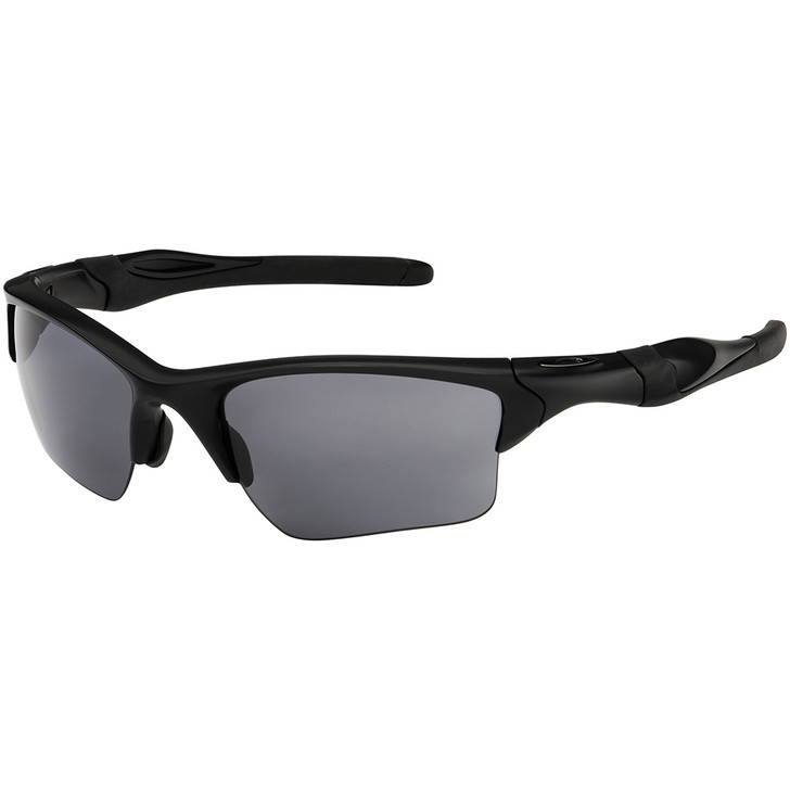 OAKLEY SI Half Jacket 2.0 XL Matte Black/Gray Sunglasses (OO9154-12)
