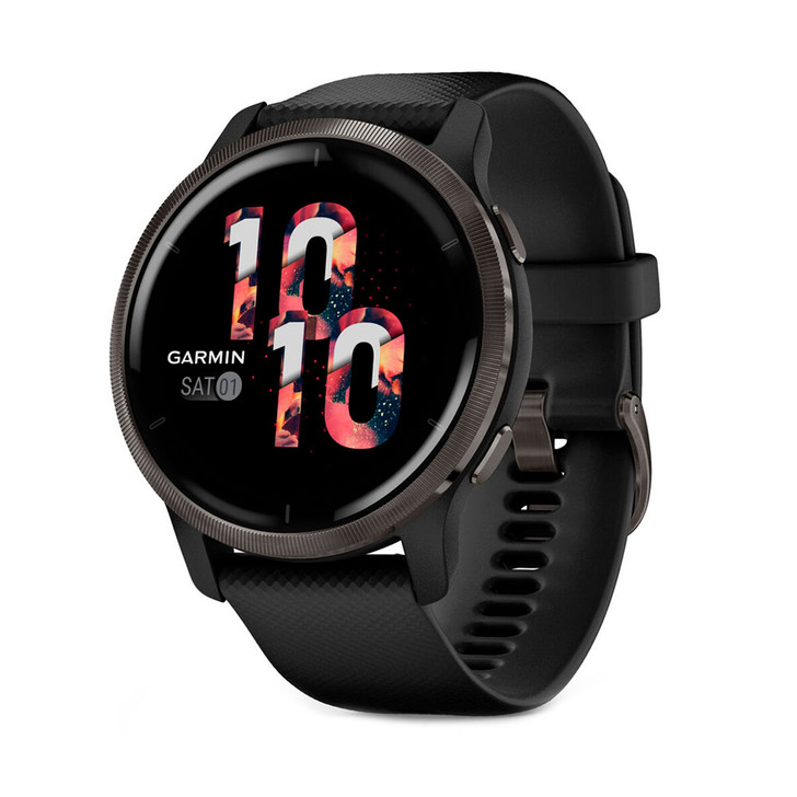 GARMIN Venu 2 Black/Slate GPS Smartwatch (010-02430-01)