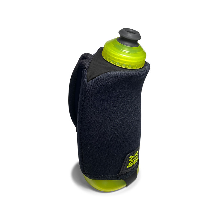 AMPHIPOD Hydraform Handheld  Ergo-Lite 16oz Black Water Bottle