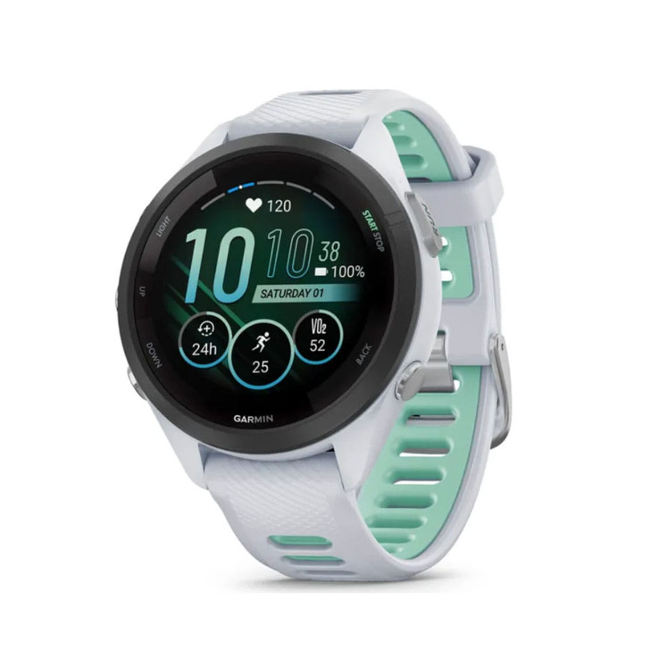 GARMIN Forerunner 265S Whitestone/Neo Tropic Running Smartwatch (010-02810-04)