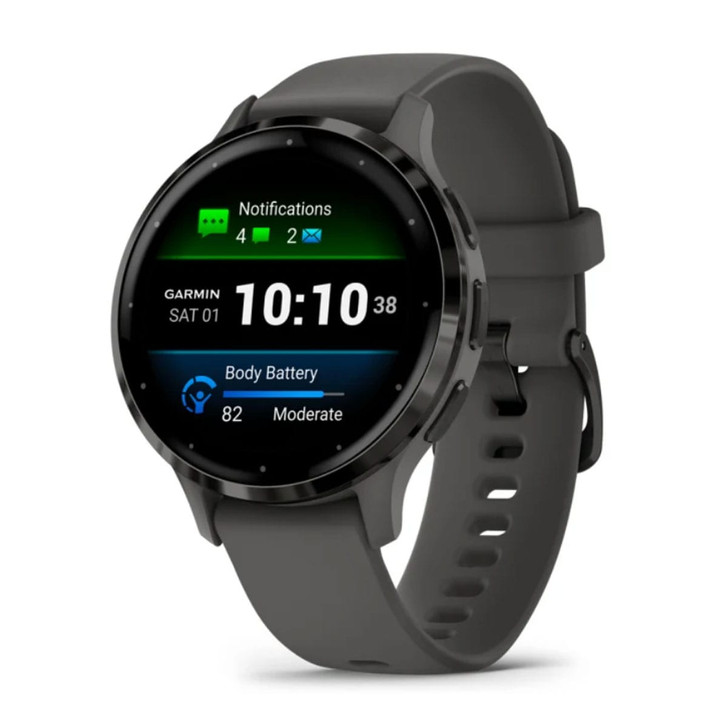 GARMIN Venu 3S Black Sesame/Slate Smartwatch (010-02785-00) - Free