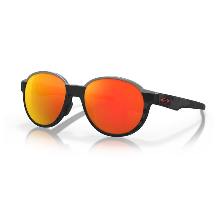 OAKLEY Coinflip Matte Black Camo Frame/Prizm Ruby Polarized Lenses Sunglasses (OO4144-0453)