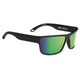 SPY OPTIC Rocky Sunglasses with Soft Matte Black Frame and Happy Bronze Polar with Green Spectra Mirror Lens (673248973861)