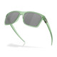 OAKLEY Leffingwell Green Matte Trans Jade Frame/ Prizm Black Lenses Sunglasses (OO9100-1757)