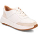 FITFLOP Women's F-Mode Leather/Suede Flatform Urban White Sneakers (FR1-194)