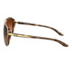 OAKLEY Women's Split Time Sunglasses with Brown Tortoise Frame and Prizm Brown Gradient Lenses (OO4129-1858)