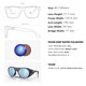 OAKLEY Clifden Sunglasses w/ Matte Translucent Blue Frame and  Prizm Deep Water Polarized Lens (OO9440-0556)