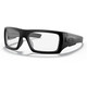 OAKLEY Industrial Det Cord Sunglasses with Matte Black Frame and Clear Lens (OO9253-07)