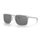OAKLEY Holbrook TI Satin Chrome Frame/ Prizm Black Lenses Sunglass (OO6048-0157)