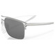 OAKLEY Holbrook TI Satin Chrome Frame/ Prizm Black Lenses Sunglass (OO6048-0157)