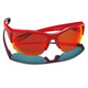KAENON Unisex Arcata SR Red/Ultra Red Mirror Polarized Sunglasses (058REDGN-URED)