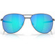 OAKLEY Contrail TI Satin Light Steel Frame/Prizm Sapphire Polar Lenses Sunglasses (OO6050-0457)