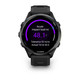 GARMIN Forerunner 970 Carbon Gray DLC Titanium Black Case GPS Running Watch with Black/Translucent Whitestone Band