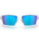 OAKLEY Cables Polished Clear Frame/Prizm Sapphire Polar Lenses Sunglasses (OO9129-0563)