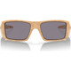 OAKLEY Heliostat Matte Stone Desert Tan Frame/Prizm Gray Polar Lenses Sunglasses (OO9231-1761)