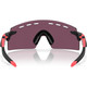OAKLEY Encoder Strike Vented Giro Pink Stripes Frame/Prizm Road Black Lenses Sunglasses (OO9235-1639)