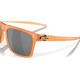OAKLEY Leffingwell Coalesce Collection Matte Trans Ginger Frame/Prizm Black Polar Lenses Sunglasses (OO9100-1957)