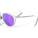 OAKLEY Women's Sielo Polished Chrome Frame/Prizm Violet Lenses Sunglasses (OO9288-0757)