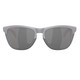 OAKLEY Frogskins Lite Sunglasses with Matte Fog Frame and Prizm Black Lens
