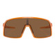 OAKLEY Sutro Transparent Ginger Frame/Prizm Bronze Lenses Low Bridge Sunglasses (OO9406-4437)