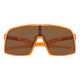 OAKLEY Sutro Transparent Ginger Frame/Prizm Bronze Lenses Low Bridge Sunglasses (OO9406-4437)