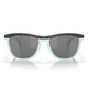 OAKLEY Frogskins Range Matte Carbon/Blue Milkshake Frame/Prizm Black Sunglasses (OO9284-0355)