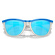 OAKLEY Frogskins Hybrid Primary Blue/Cool Gray Frame/Prizm Sapphire Sunglasses (OO9289-0355)