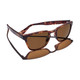 KAENON Avalon Matte Tortoise / Brown 12 Sunglasses (074MEMGL-B120)