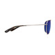 KAENON Driver Gunmetal / Ultra Gray Pacific Blue Mirror Sunglasses (306GMBTGN-UBLU)