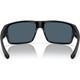 COSTA DEL MAR Men's Fly Line Matte Black/Gray 580P Polarized Sunglasses (06S9129-91290864)