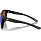 COSTA DEL MAR Women's Panga II Matte Black/Green Mirror 580P Polarized Sunglasses (06S9122-91221057)