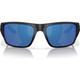 COSTA DEL MAR Men's Finlet Matte Black/Blue Mirror 580p Polarized Sunglasses 06S9118-91180759