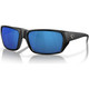 COSTA DEL MAR Men's Tailfin Matte Black/Blue Mirror 580p Polarized Sunglasses 06S9113-91130860