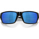 COSTA DEL MAR Men's Tailfin Matte Black/Blue Mirror 580p Polarized Sunglasses 06S9113-91130860