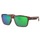 COSTA DEL MAR Men's Paunch Tortoise/Green Mirror Polarized Sunglasses 06S9049-90490657