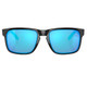 OAKLEY Holbrook Sunglasses with Polished Black Frame and Prizm Sapphire Lenses OO9102-F555