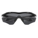 OAKLEY M2 Frame XL Sunglasses with Polished Black Frame and Grey Lens OO9343-01