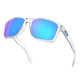 OAKLEY Holbrook XL Sunglasses with Polished Clear Frame and Prizm Sapphire Polarized Lens OO9417-0759