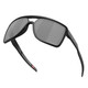 OAKLEY Men's Castel Sunglasses with Matte Black Ink Frame and Prizm Black Polarized Lens (OO9147-0263)