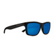 KAENON Unisex Clarke Matte Black - Ultra Pacific Blue Polarized Sunglasses (028MBMBGN-UBLU)
