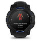 GARMIN Instinct 3 Amoled 50mm Black With Black/Bolt Blue Band GPS Smartwatch (010-03020-03)