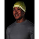 NATHAN SPORTS HyperNight Reflective Hi Vis Yellow/Geo Print Beanie (NS10400-40044-OSFM)