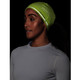NATHAN SPORTS HyperNight Reflective Hi Vis Yellow/Geo Print Pony Tail Beanie (NS10420-40044-OSFM)
